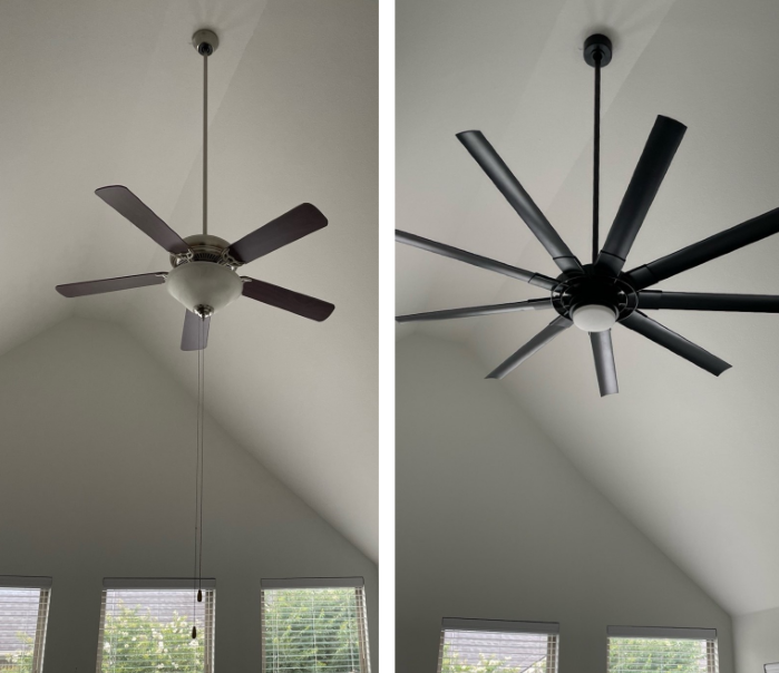 Brightside Home Improvement Ceiling Fan Installation Services