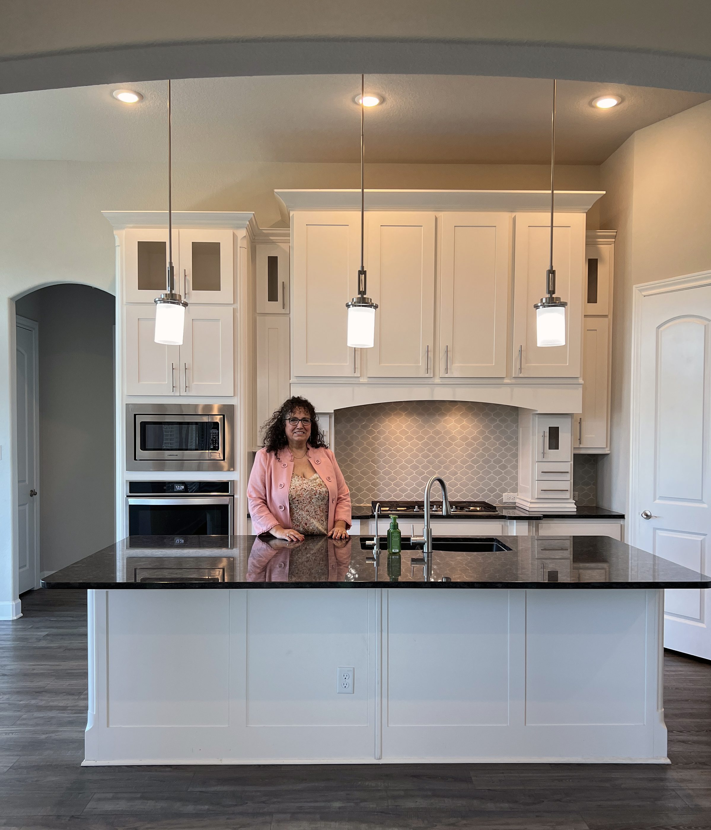 Laura In White Custom Kitchen